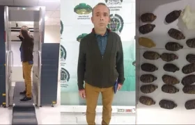 Pedro Luis Aguirre Buitrago, capturado con droga