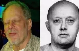 Stephen Paddock, autor de la matanza, y su padre Benjamin Hoskins Paddock.