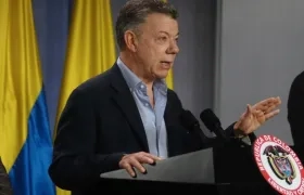 Juan Manuel Santos, presidente.