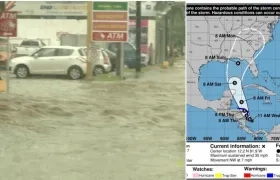 La depresión tropical 16 podría abandonar Nicaragua la mañana del jueves.