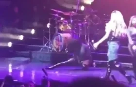 Momento de la caída.