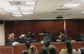 Audiencia celebrada en Bogotá.