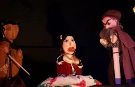 Obra del grupo de títeres venezolano 'La pareja'.