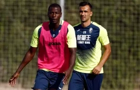 Adrián Ramos, jugador colombiano del Granada Fútbol Club.