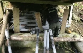 Caleta en zona rural de Tumaco.