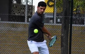 José Bendeck, tenista barranquillero. 