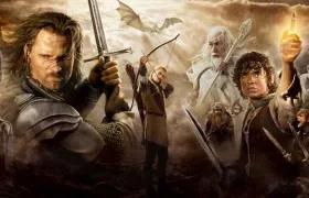 Afiche de 'El señor de los anillos'.