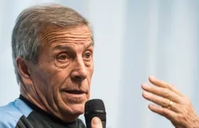 Óscar Tabárez, técnico de la selección de Uruguay.