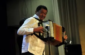 El compositor, acordeonero y cantante vallenato Emiliano Zuleta.