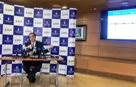 El Superintendente, José Miguel Mendoza en declaraciones.