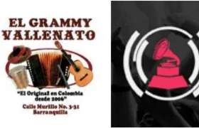 Este es el signo de El Grammy Vallenato y el logo de los Latin Grammy.