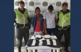 Estos son los capturados con clorhidrato de cocaína.