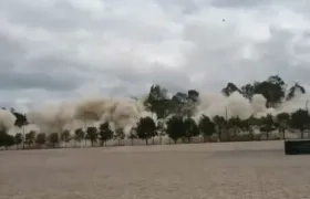 Momento de la implosión.