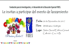 Invitación al evento.