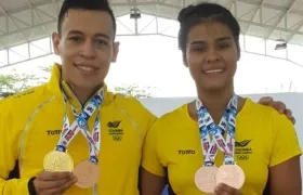 Luis Triviño y Shanee Torres. 