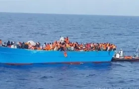 Una embarcación en el Mediterráneo