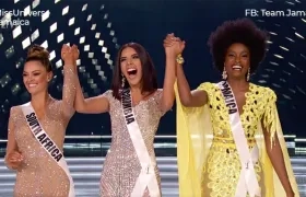 Tres finalistas de Miss Universo.