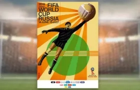 Este es el póster oficial para el Mundial de Rusia 2018.