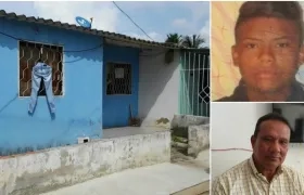  Moisés Cajar, (foto pequeña superior) fue asesinado en el barrio Los Olivos II. En la otra foto, su papá.