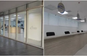 Esta es la nueva oficina en el Centro Empresarial Buenavista.