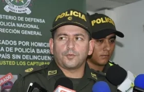 Hugo Molano, comandante operativo de la Policía Metropolitana de Barranquilla.