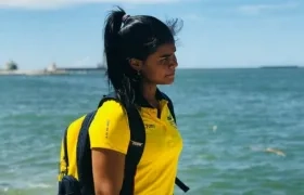 Shanne Torres, karateca del Team Barranquilla. 