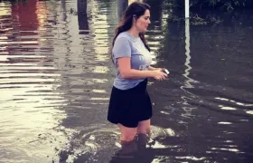 Jessica de la Peña, presentadora de televisión.