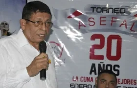 Wilfrido Solano, fundador del torneo. 