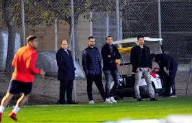 Entrenamiento del Sevilla. 
