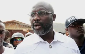 George Weah, presidente de Liberia. 