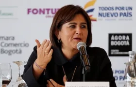 La ministra de Comercio, Industria y Turismo de Colombia, María Lorena Gutiérrez