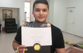 El joven estudiante Andrés García Arredondo.