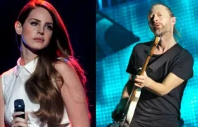 La cantante Lana del Rey y el cantante Tom Yorke.