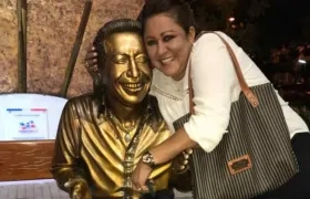 Patricia Acosta en la silla de 'El Cacique'.