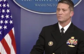 Vicealmirante Ronny Jackson, médico de Donald Trump.