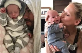 Nicholas y Lucy presentan sus hijos en sus redes sociales.