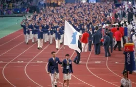 Las dos coreas desfilarán juntas en los Juegos Olímpicos de Invierno que arrancan el 9 de febrero.