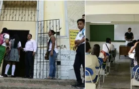 Profesores dieron la bienvenida a los alumnos.