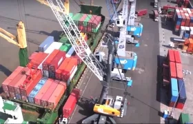 Instalaciones de la Sociedad Portuaria Regional de Barranquilla.