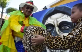 Alfonso Fontalvo y el pequeño Sebastián Fontalvo.