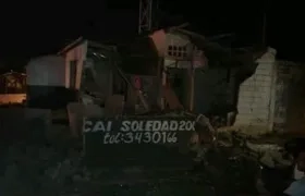 Así quedó el CAI en el barrio Soledad 2.000.