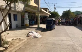 Lugar de los hechos. El hombre se suicidó en el andén. 