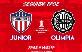 Junior notificó el cambio de horario. 