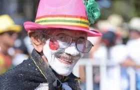  Don Benigno  Hernández Martínez, el integrante de mayor edad de la Danza Congo Grande.