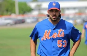 Nabil Crismatt, lanzador barranquillero de los Mets de Nueva York. 