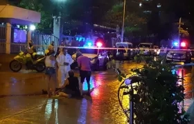 Lugar de los hechos en San Isidro donde fue asesinado Jorge Herrera Serna.