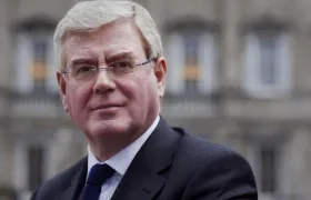 El enviado especial de la Unión Europea (UE) para el proceso de paz de Colombia, Eamon Gilmore.
