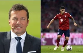 El exinternacional alemán Lothar Matthäus criticó duramente a James Rodríguez.