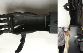 El prototipo creado por los dos egresados. 