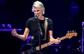 Roger Waters de la banda británica Pink Floyd.